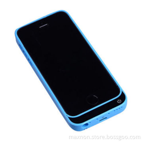 2,200mAh power bank case for iPhone 5 with back-up battery & kick-stand, various colors available